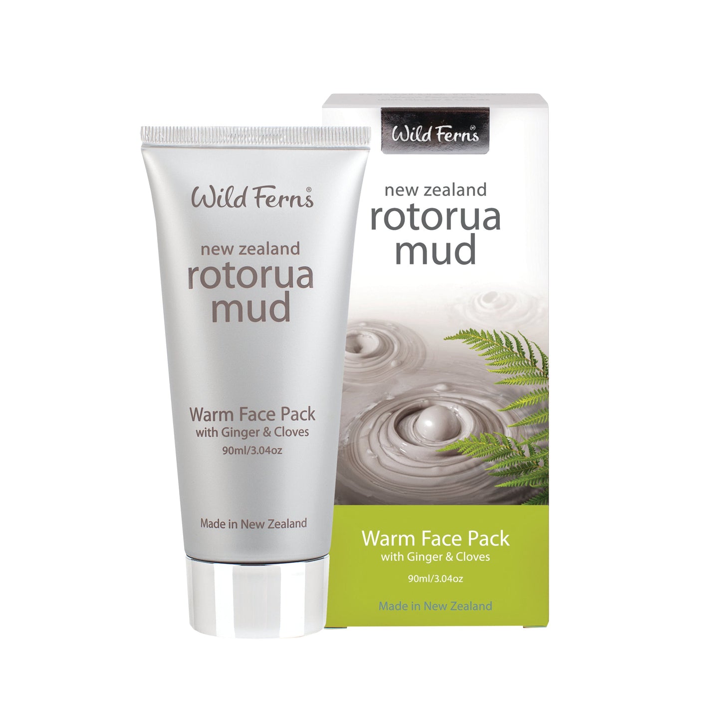 RMWFP - Rotorua Mud Warm Face Pack with Ginger & Cloves, 90ml