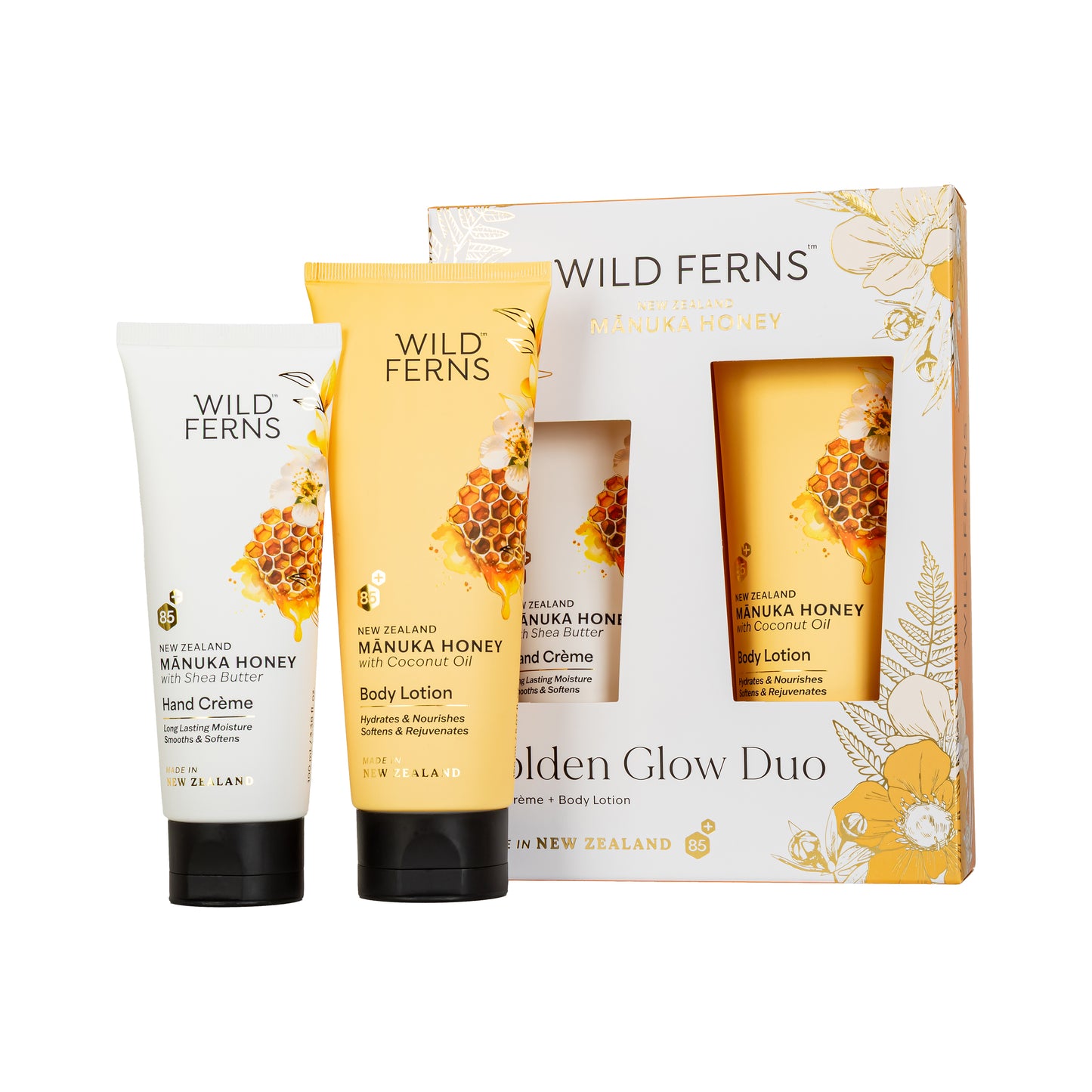 MHGBGG - Manuka Honey Gift Box - Golden Glow Duo