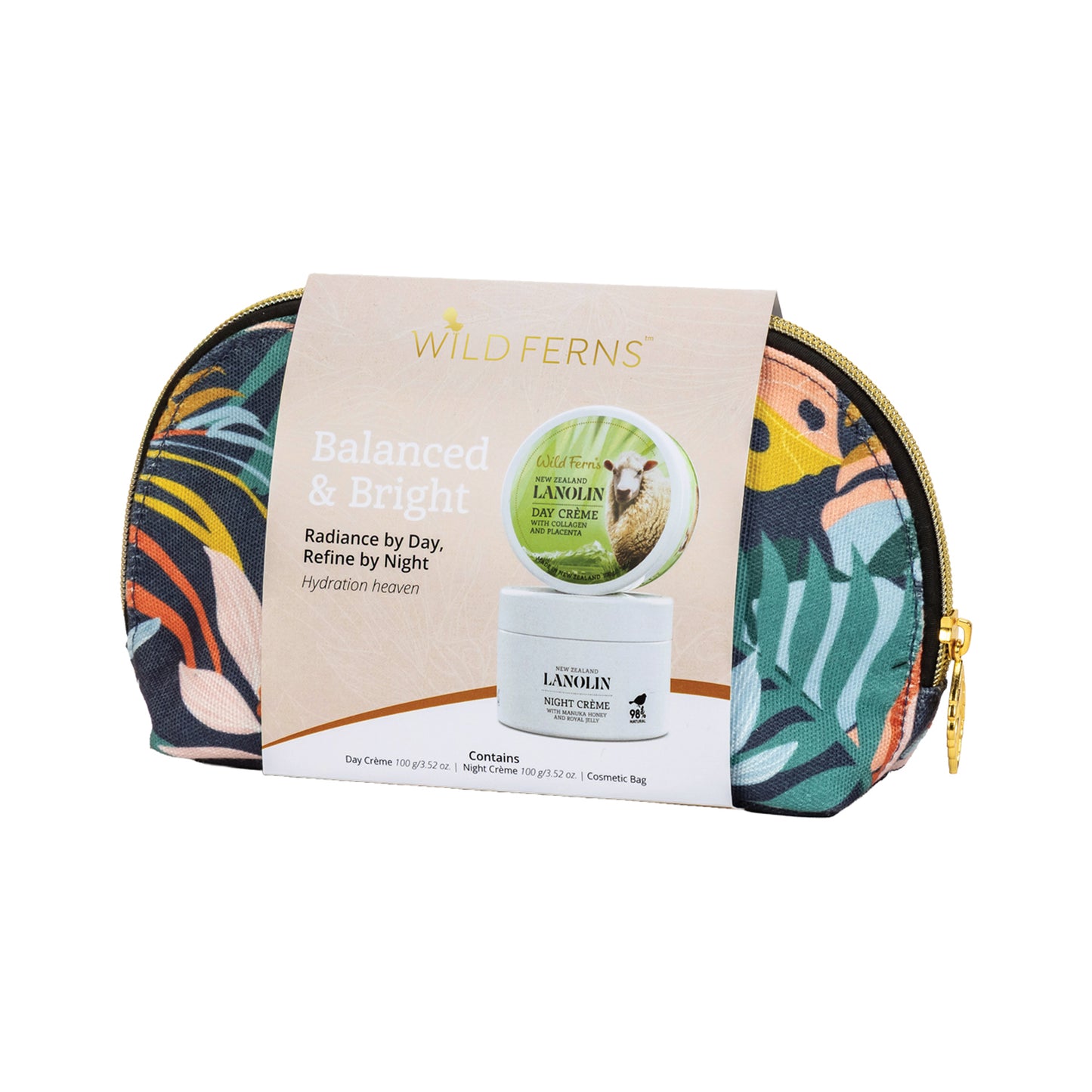 WFCBLA - Wild Ferns Cosmetic Bag Lanolin